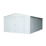 heavy duty 14'x19' steel car shed garage 29 gauge metal sheet 75 mph wind resistance