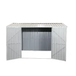 8'x11' galvanized metal shed 29 gauge steel walls resistant snow load and wind load